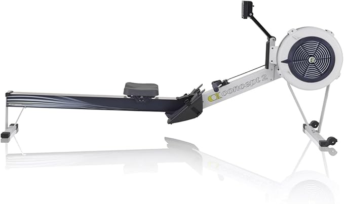 Concept2 RowErg Indoor Rowing Machine - PM5 Monitor, Device Holder, Adjustable Air Resistance, Easy Storage with FitXion Seat Cushion