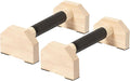 Push-up Stand, 2 PCS Wood Pushup Bars Non-Slip Base Exercise Home Workout Equipment, 25CM Wooden Parallettes Handle Stands Grip for Men Strength Training, Planks Calisthenics