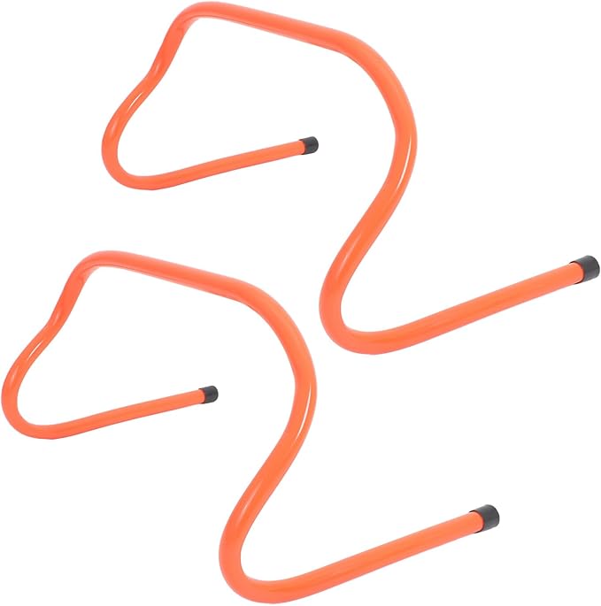 2pcs Training Plastic Agility Hurdles 23cm Wear-Resistant Speed Hurdles for Soccer Football Agility and Speed Training Equipment
