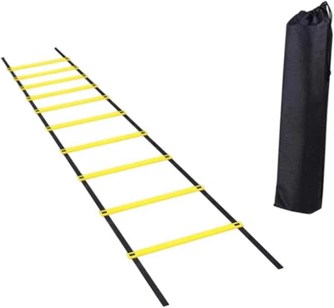 Football Agility Ladder Speed Ladder Rugby Portable Foot Exercise Multifunction Improves Coordination Folding Instant Set up
