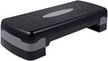 27" Adjustable Exercise Equipment Step Platform For Sports & Fitness (black & grey)