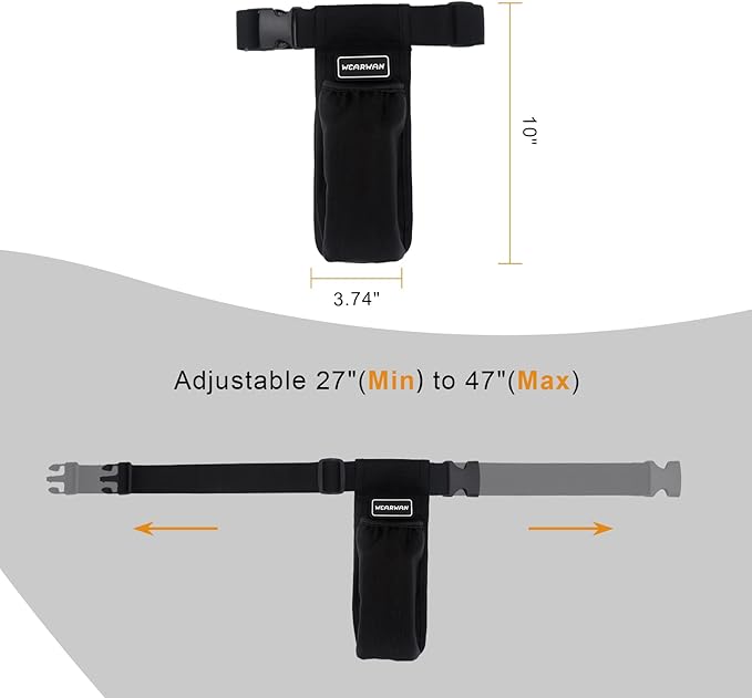 Massage Oil Holster, Adjustable and Durable Massage Holster, Bag only, Bottle not Included