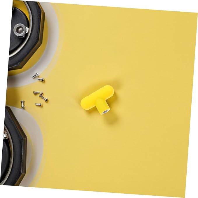 Zerodeko 2pcs Fitness Equipment Revolving Handle with Ball Knob Insert Pin for Cable Machine Attachments Heavy Duty Exercise Handles for Strength Training Ergonomic Comfort Yellow