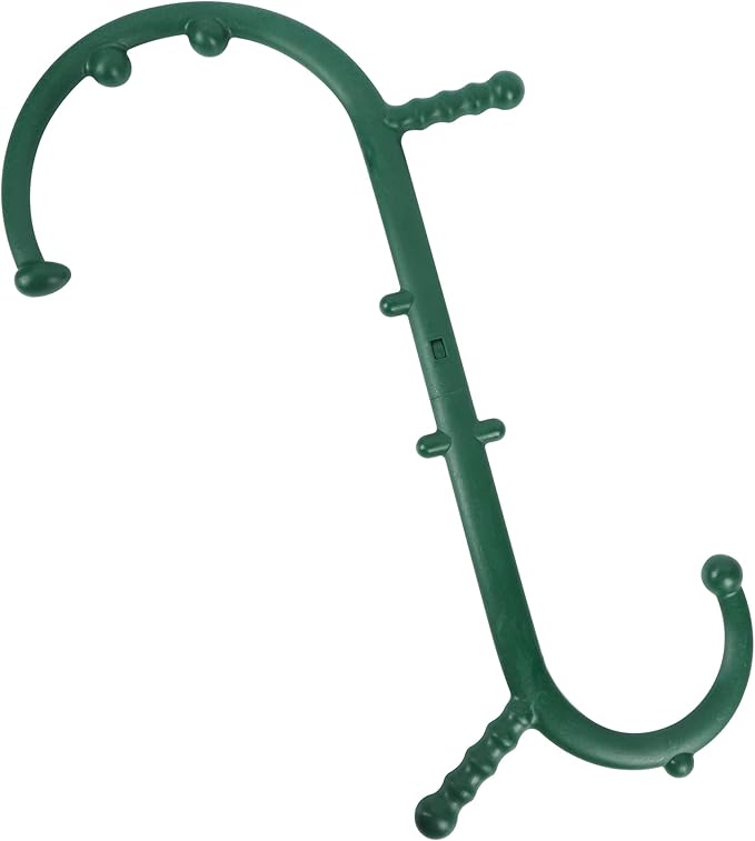 Shrdaepe Massage Trigger Point Cane, Body Deep Tissue, Handheld Back, Neck, Shoulder, Leg and Feet Massager Rod, Muscle Release Tool Self Massage Hook Cane Gifts for Women & Men, Green