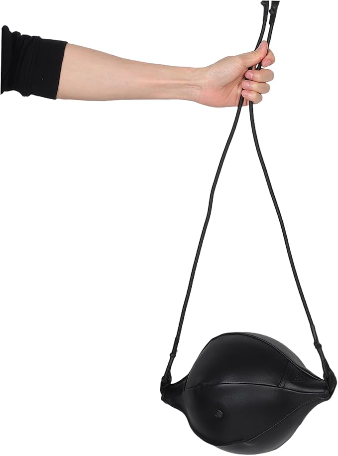 1Set Heavy Duty PU Speed Punching Ball Boxing Reaction Ball for Space Saving Training Durable Hanging Design for Martial Arts Fitness and Relief
