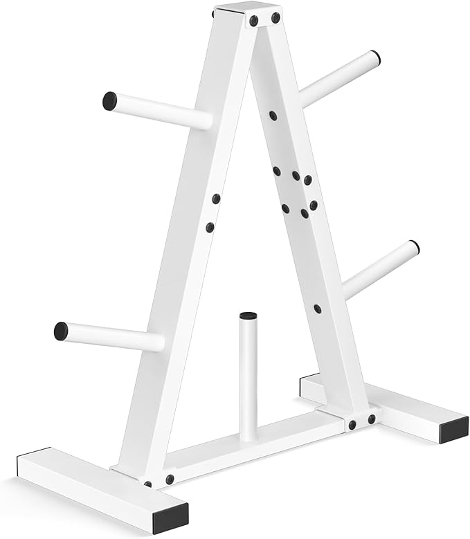 Weight Plate Rack, Weight Tree, Home Gym Storage Stand, Holds 300 lbs
