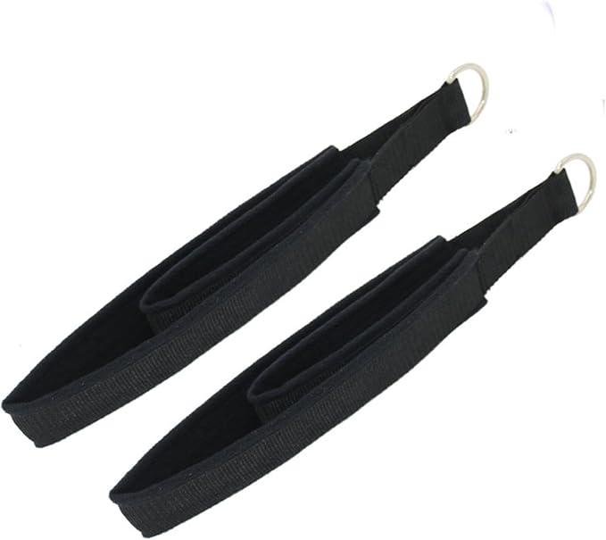 2X Pilates Straps Double Loop Straps for Reformer D Rings Fitness Flexibility Exercise Gymnastics Equipment Unisex