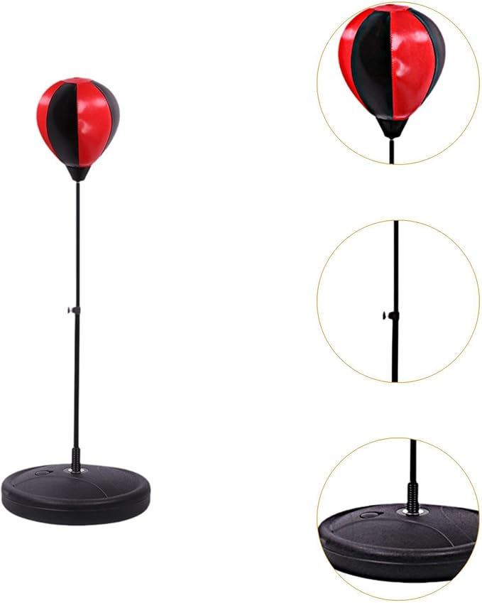 Boxing Reaction Ball Boxing Punching Bag Toy Boxing Reflex Ball Gifts Boxing Speed Ball for Kids for Exercise MMA Boys Girls, 121cm