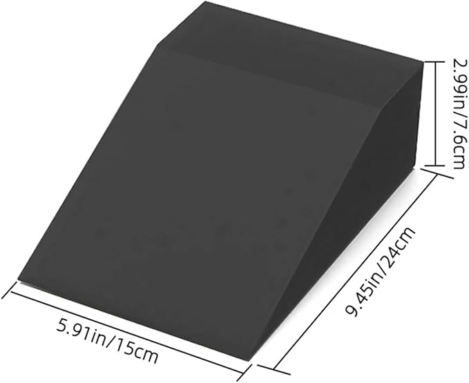 2Pcs Yoga Wedge Blocks Squat Wedge Block Multi-Functional Yoga Stretch Slant Board EVA Calf Stretcher