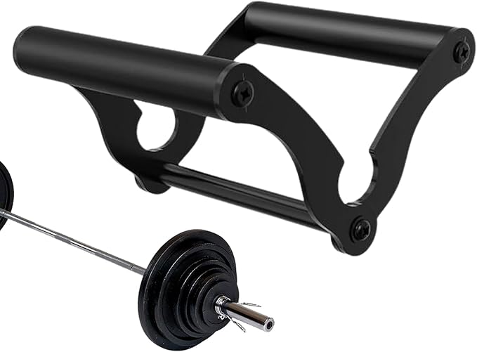 landminee Attachment with Rubber Handle - V Shaped Landmines Row Rack, Grip Workout Bar | Landmines Handle Attachment, Black landminee Fitness Equipment for Seated Rows, Gym Strength Training