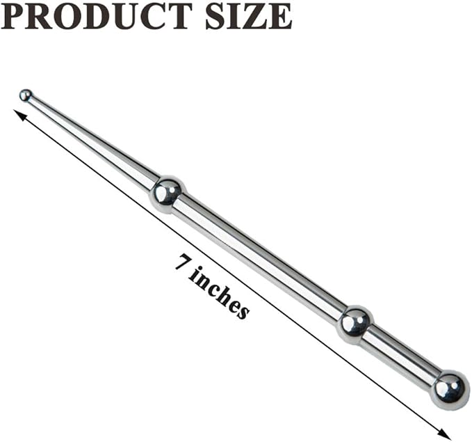 FeelFree Sport Stainless Steel Manual Acupressure Pen-Trigger Point Massage Tool-Reflexology Pressure Point Massager Tool for Relaxing Deep Tissue (A)