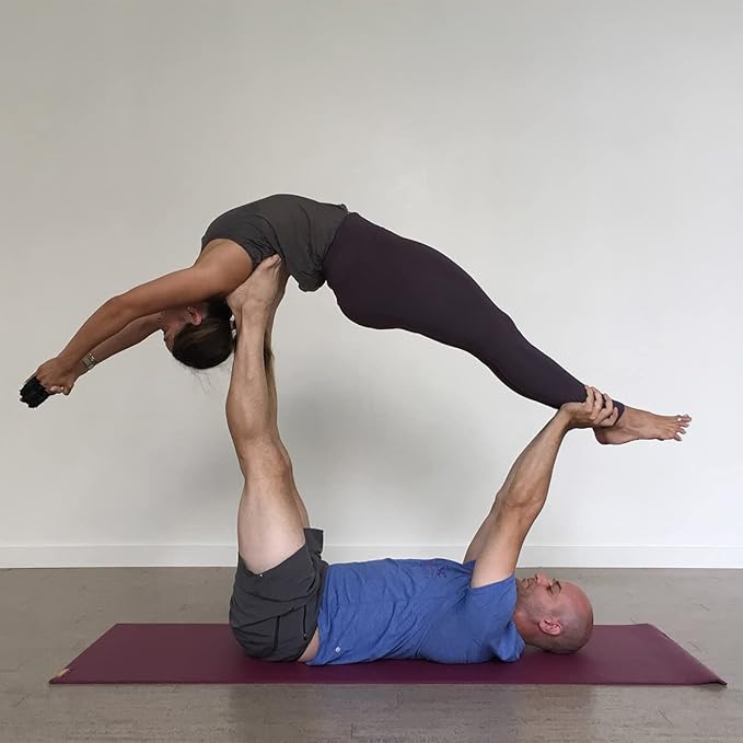 Hugger Mugger Tapas Ultra Yoga Mat - Outstanding 1/4″ Soft Cushion, Lightweight, Made in the USA Sticky Mat, Durable and Long-Lasting