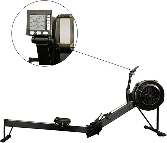 LCD Display Health Tracking Rowing Machine Counter Fitness Speedometer for Accurate Exercise Data and Health