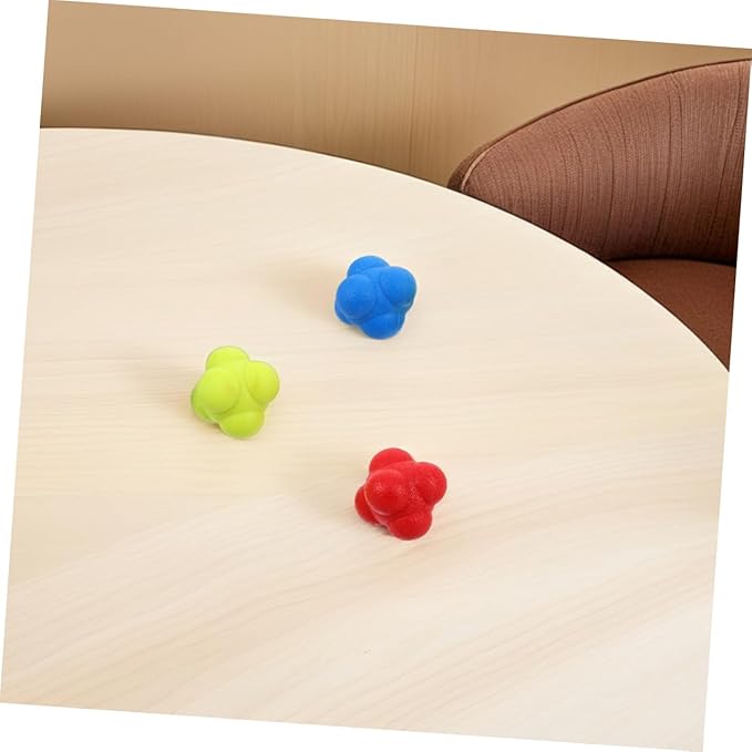 TOYANDONA 6pcs Agility Training Ball Reaction Balls Reflex Sports Coordination Hand Eye Coordination Training for Ages