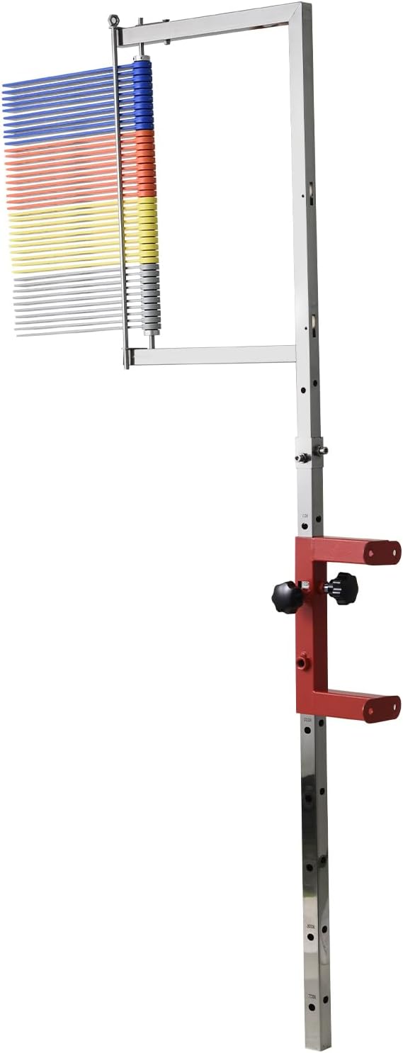 Vertical Jump Measurement Tool,Training Aid Vertical Jumps Pole,3.9-11.5Ft Adjustable Height,Wall Mounted Challenger,High Jump Measurement Tool for Basketball Volleyball Trainer
