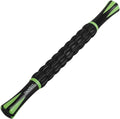 YANSYI 9-Roller Muscle Massage Stick - Deep Tissue Foam Roller for Pain Relief & Recovery, Portable Muscle Roller for Athletes, Back, Legs, Soreness (Black)