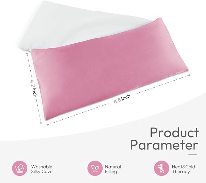 Eye Pillows for Relaxation, Yoga Eye Pillow for Meditation, Microwavable Weighted