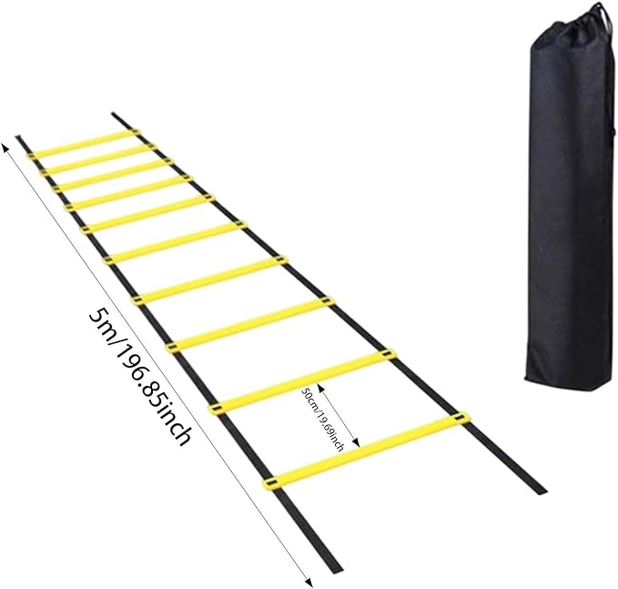 Football Agility Ladder Football Footwork Training Fitness Training Equipment Rugby Stairs Multifunction Speed Ladder Folding