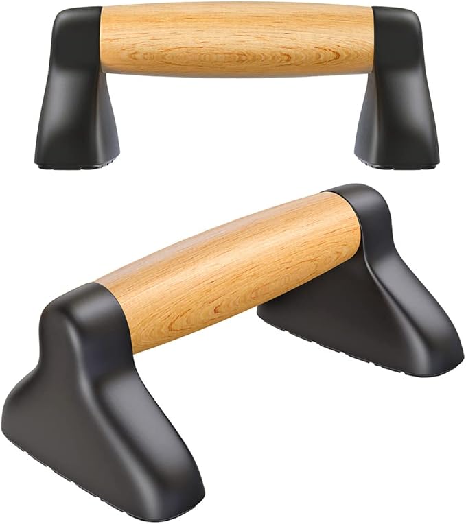 Push Up Bars – Ergonomic Pushup Handles for Floor Strength Training, Non-Slip Push-Up Stands with Soft Grip, Pushups Bars for Home Gym Workout