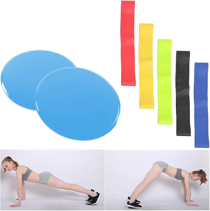 Fitness Sliding Disc Workout Equipment Core Slider Exercise Training Disks for Home Gym Street Workout ABS Material Pink Black Red Blue Green Orange 2 Pack