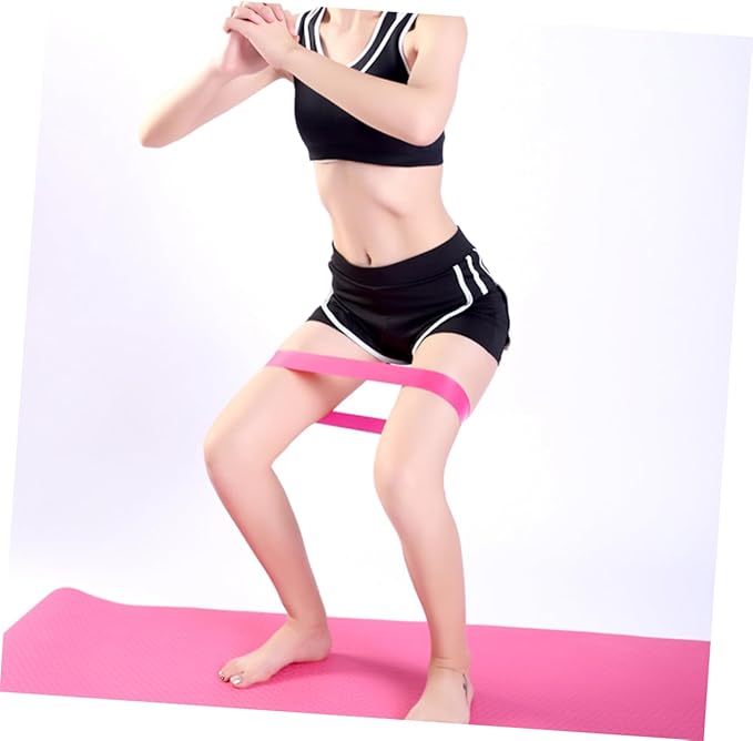 VICASKY 4-Piece Yoga Tool Kit Resistance Ring Stretch Band Latex Pull Towel and Yoga Brick Essential Accessories for Home Gym and Fitness Enthusiasts