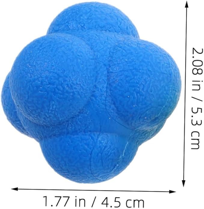 6pcs Reaction Speed Training Balls for Hand Eye Coordination Reflex Enhancement and Agility Training for Boy Girl and Adults Durable Elastic Reaction Balls for Sports Fitness