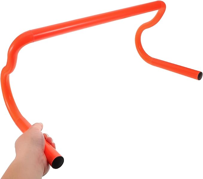 Lightweight Orange Training Hurdles with Stable Base Detachable Design for Outdoor Soccer Agility and Speed Drills Portable Equipment for Athletes