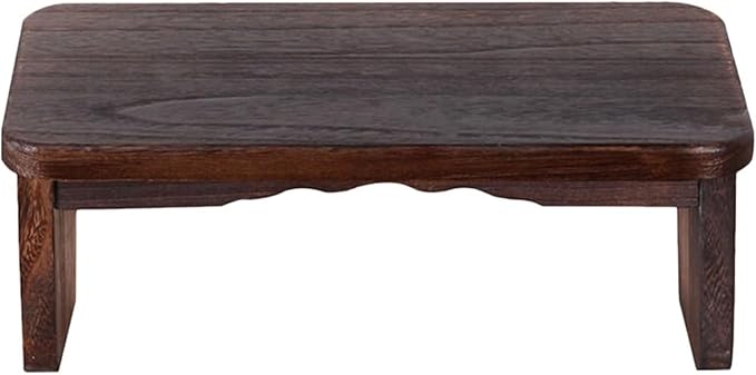 Ciieeo Meditation Stool Wood: Solid Wood Zen Meditation Bench - Kneeling Prayer Stool - Portable Wooden Kneeler for Prayer Or Temple Use