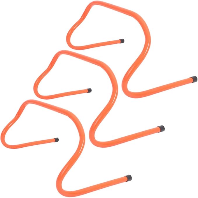 3pcs Agility Training Hurdles Durable Speed Hurdles for Boys and Girls for Track Drills Soccer Core Strength Exercises Bright Colors for Enhanced Visibility