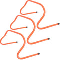 3pcs Agility Training Hurdles Durable Speed Hurdles for Boys and Girls for Track Drills Soccer Core Strength Exercises Bright Colors for Enhanced Visibility