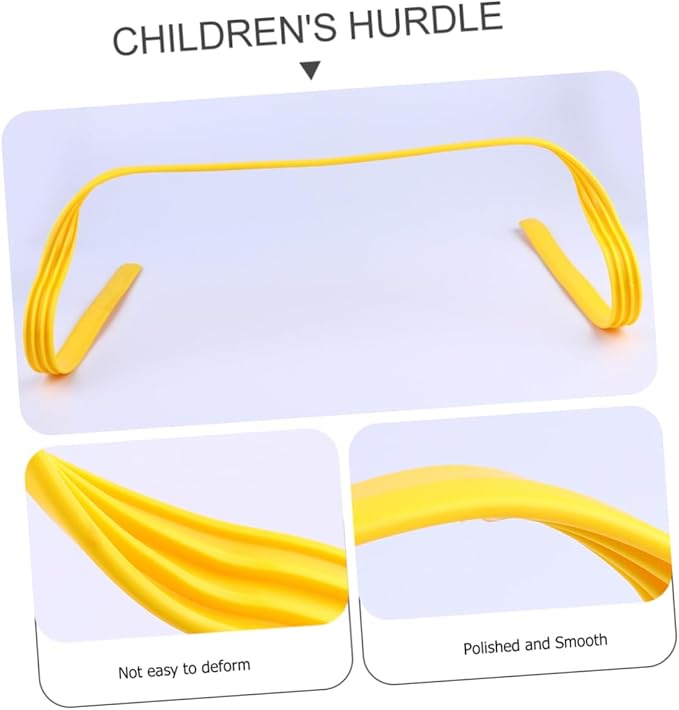 4Pcs Agility Training Hurdles High Speed Hurdles for Football Basketball and Sports Durable Weather Resistant Exercise Barriers for Speed and Agility Development