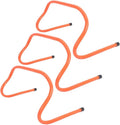 DECHOUS 3pcs Plastic Speed Agility Training Hurdles 15cm for Youth Soccer Basketball Running Accessory Sturdy Track Hurdles Equipment for Agility Drills
