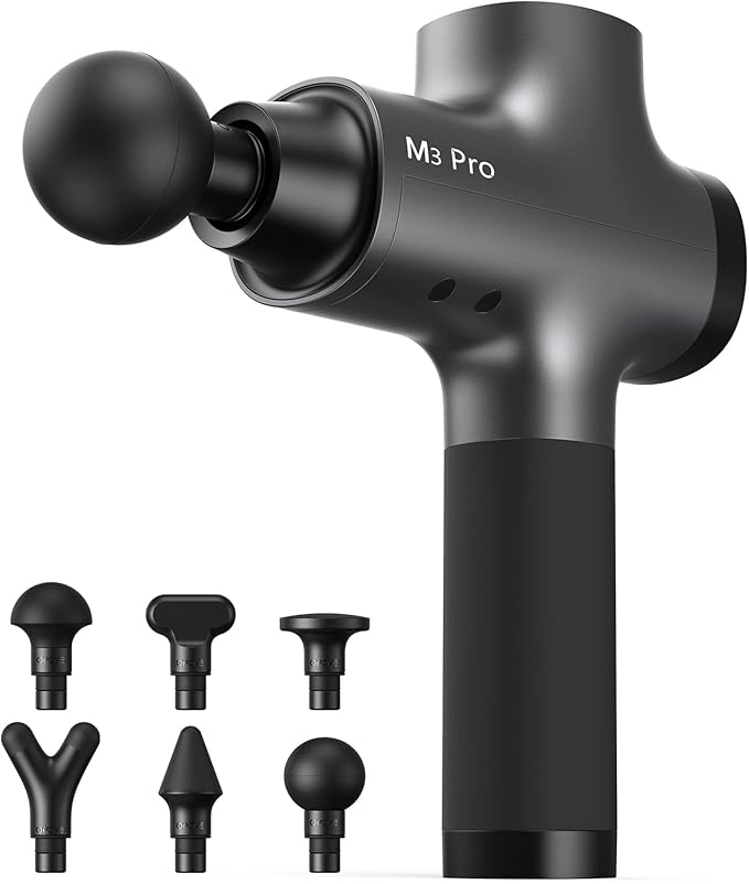 opove M3 Pro 2 Massage Gun Deep Tissue Percussion Muscle Massager for Workout, Handheld Percussive Fascia Gun for Athletes Fast Recovery, 30 Days Long Battery Life, 70lbs Stall Force
