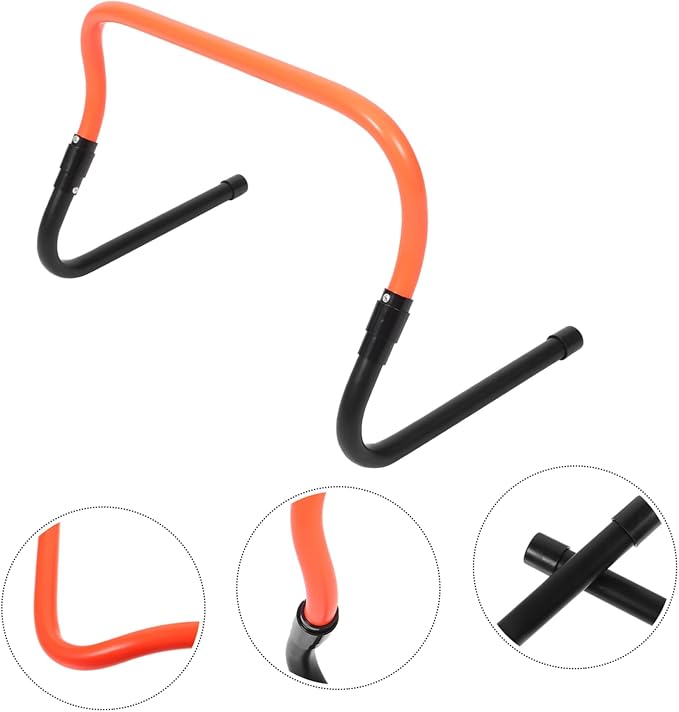 UPKOCH Wear-Resistant Agility Hurdle Plastic Training Equipment for Soccer Football Baseball and Track Convenient Folding Hurdle for Boys and Girls
