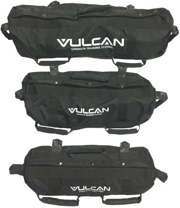 Vulcan Sandbag Trainer – Adjustable Heavy-Duty Workout Sandbag for Strength Training and Functional Fitness | 1050D Ballistic Nylon, Reinforced Filler Bags, Multi-Grip Handles for Cross-Training