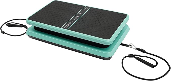 Vibration Plate Exercise Machine, Fitness Platform Exercise Machine, Timed Vibrating Weight Loss Board, 330.69 Lbs Load-Bearing Capacity Stand Shake Board for Homes and Gyms