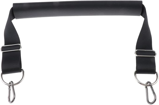 Qianly Pilates Foot Strap Adjustable Length Equipment Accessory Leg Strap for Reformer for Home
