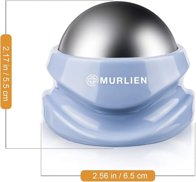 Ice Therapy Massage Roller Ball, Manual Massager for Trigger Point, Deep Tissue Massage, Alleviating Muscle Tension and Pain Relief, Suitable for Neck, Back, Shoulders, Arms, Legs, Thighs etc.