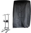 Pull Up Bar Station Cover 40x42x64in Protective Cover Strength Training Dip Stands Protection Gym Machine Cover for Indoor or Outdoor Power Tower/Pull Up Dip Station (Black)