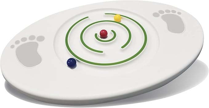 Balance Board Kids - Wobble Board, Rocker Boards, Maze Design with 3 Balls - Stable 4 Way Rocker Base, Fun Game Toys Suitable for Kids