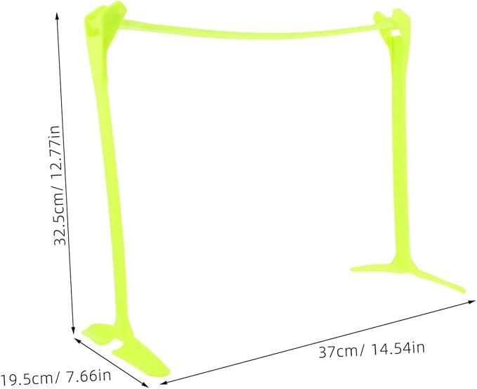 Toyvian Agility Speed Hurdles Foldable Adjustable Soccer Training Equipment for Enhanced Athletic Performance Versatile Hurdles for Agility Coordination Speed Improvement