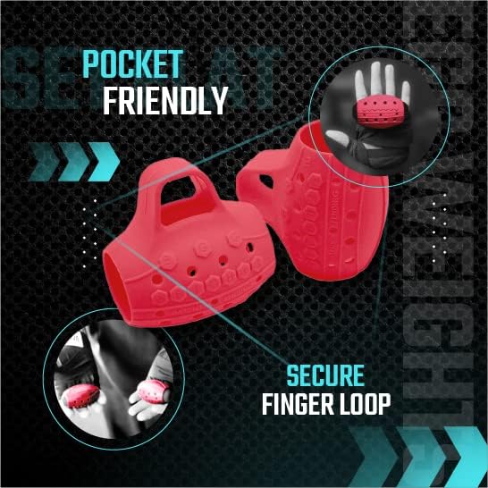 Egg Weights Colored Cardio 2.0 lbs Pair Replacement Grips Anti-Slip Silicone Rubber Finger Loop for Cardio Egg Weights