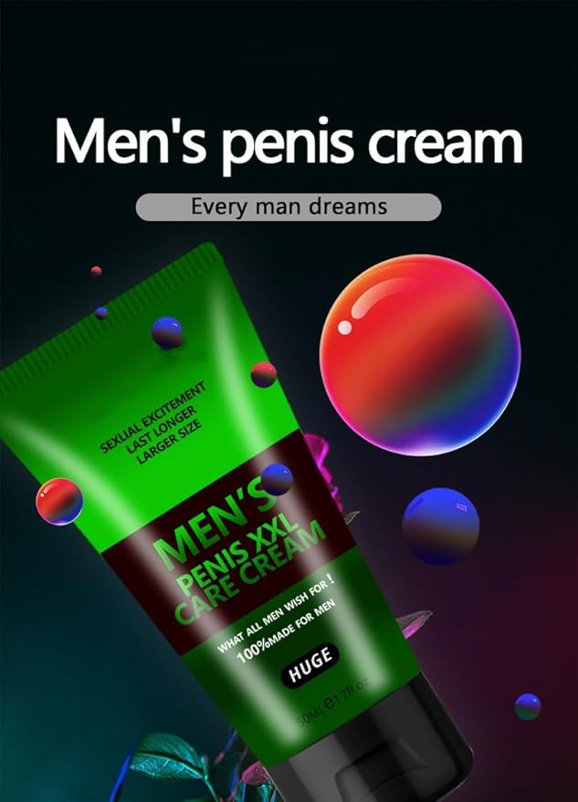 Male Enhancement Cream for Men, Body Gel for Private Part, Men's Re-Vitalize Enlargement Cream, Enhance Size and Performance – Get Bigger Thicker and Stronger (Extra Strength)
