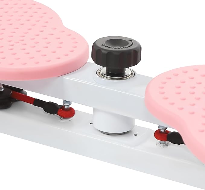 Waist Twister, Non-Slip Dual Pedal Ab Machine with Resistance Bands, Home Fitness Core Trainer for Slim Waist & Abs Workout, 260 lbs Capacity