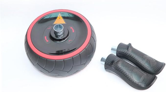 Kisangel Rubber Ab Wheel Roller Abdominal Exercise Trainer Core Knee Mat Muscle Training Tool Fitness Device