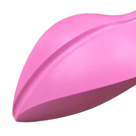 YIJU Pilates Spine Alignment Device PU Foam Support for Home Gym Cervical Vertebra Adjustment, Pink, as described