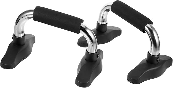 HEMOTON 1Pair Push Up Handles Non Slip Grip Press Up Stand for Home Fitness Workout Equipment Strength Training Accessory for Arm and Chest Exercise