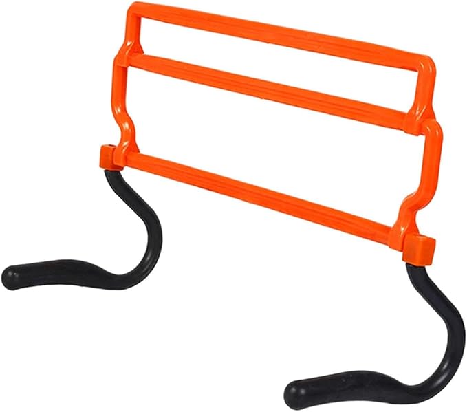 Speed & Agility Hurdles Set (6-Pack) - Detachable Adjustable Soccer Training Equipment for Outdoor Fitness Gym