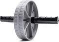 Wheel Abdominal Core Workout Roller Abdominal Muscle Trainer Fitness Equipment for Effective Core Workout PP, Steel Pipe