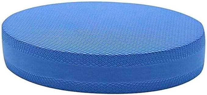 Oval Balance Pad, Non-Slip Foam Pad Exercise Balance Pad Soft Stability Trainer Knee Pads Trainer for Therap-y, Yoga, Dancing Balance Training, Pilates,Fitness(Blue)